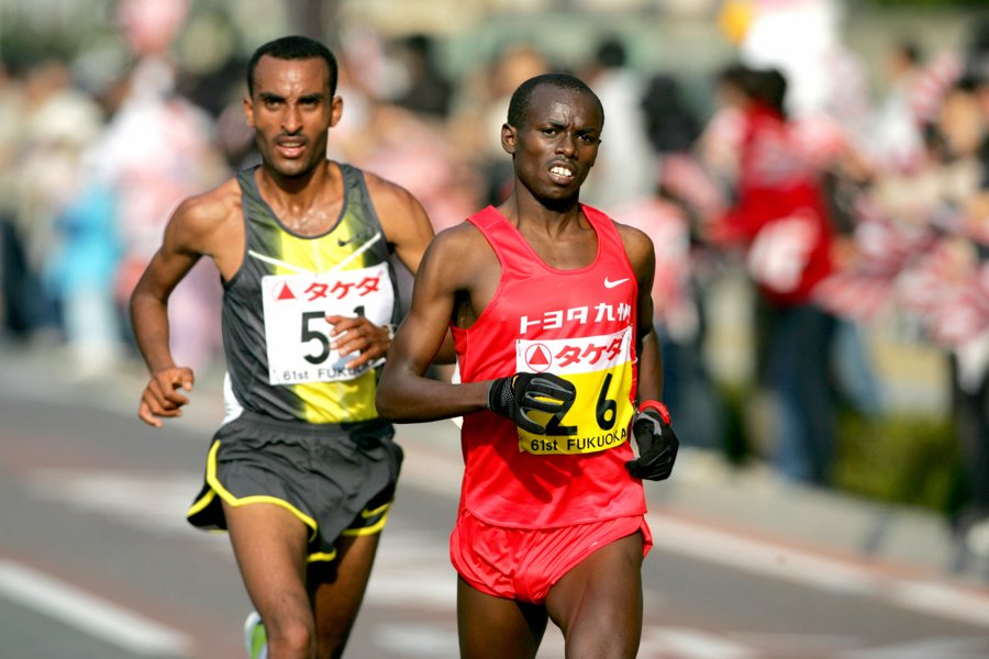Sammy Wanjiru Fukuoka Marathon 2007 Locos por correr