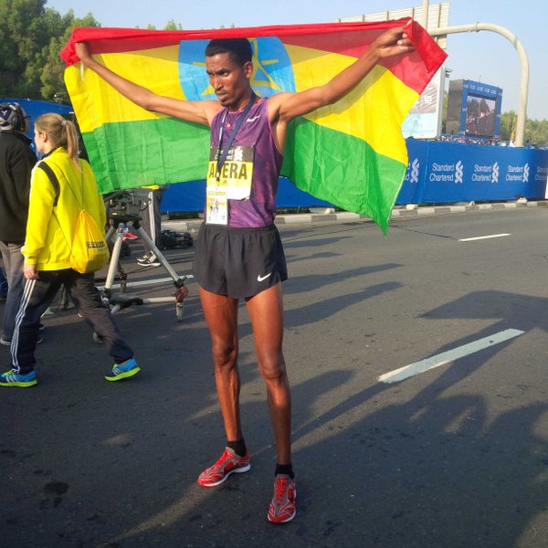 Tesfaye Abera ganador Maratón de Dubai 2016