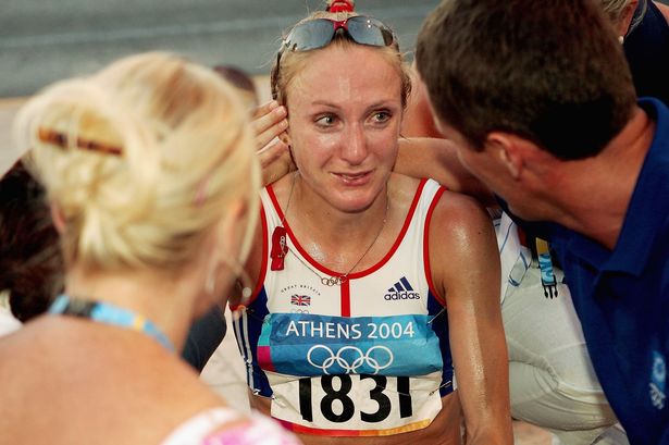 Paula Radcliffe Atenas 2004 Locos por correr