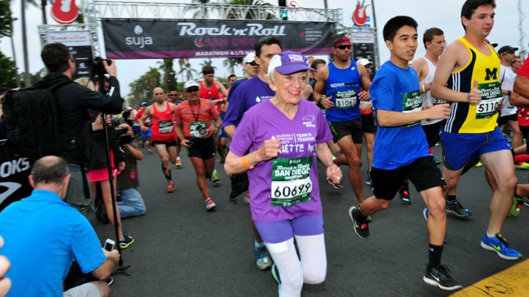 Harriette Thompson 92 años maraton Locos Por Correr 01