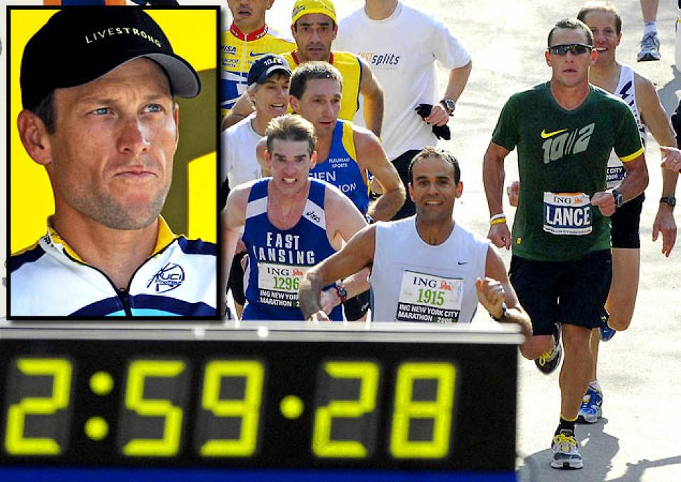 Lance Armstrong Maraton Locos por correr