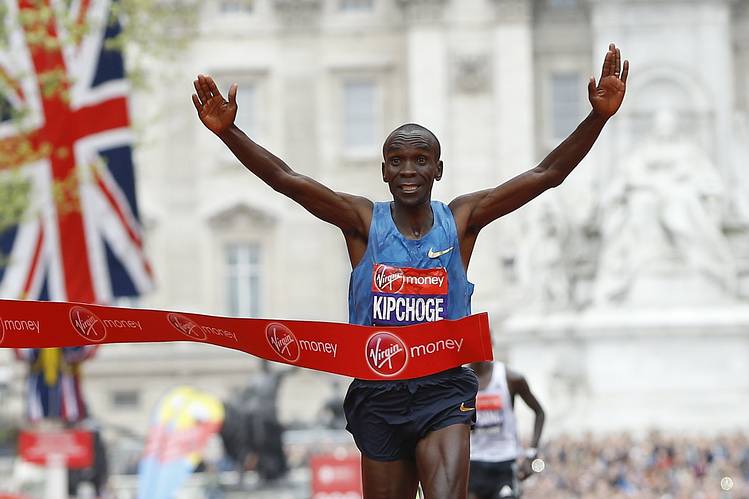 Eliud Kipchoge Londres 2015 Locos por correr