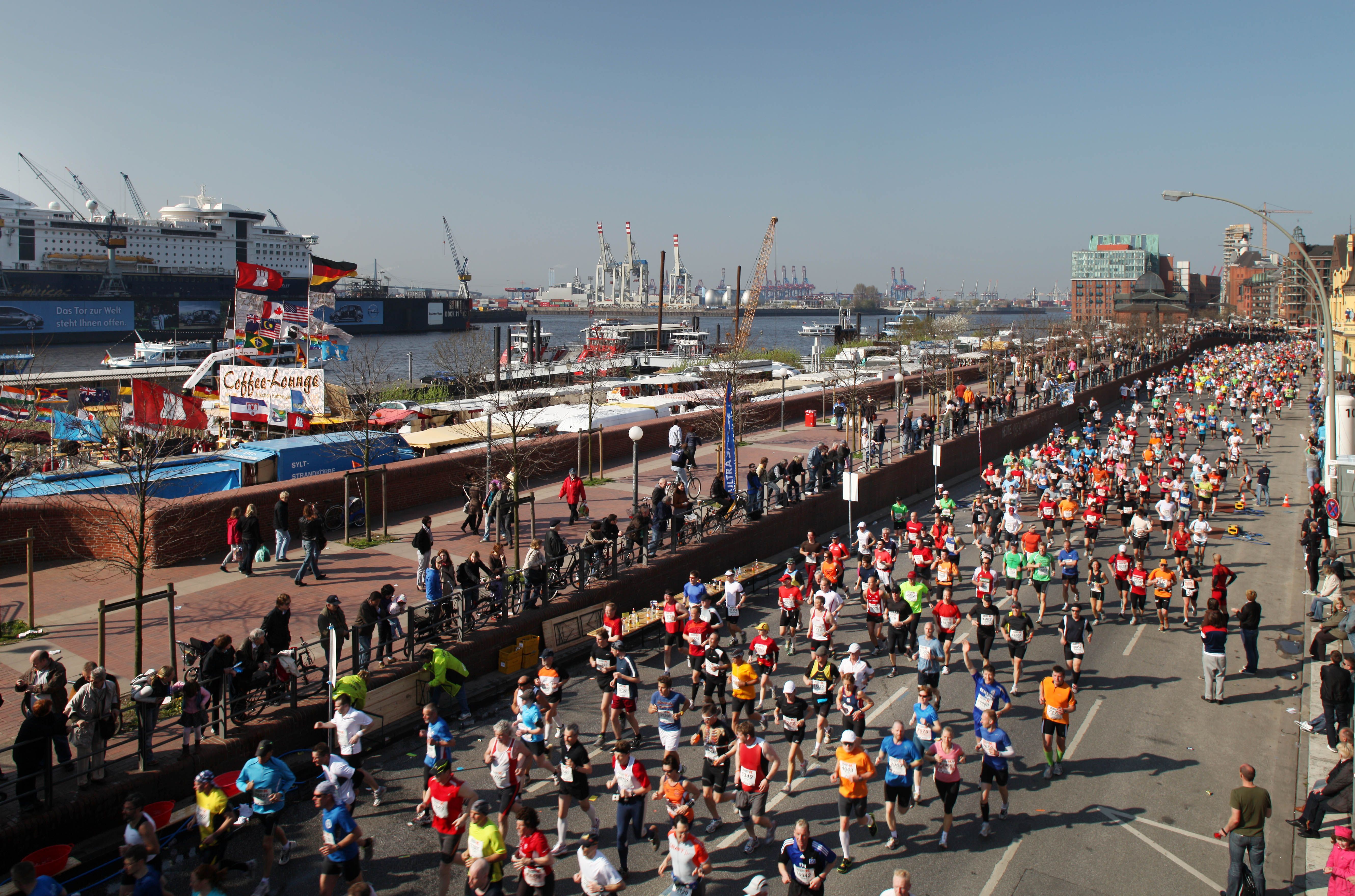 Maratón de Hamburgo y el puerto - Locos por correr