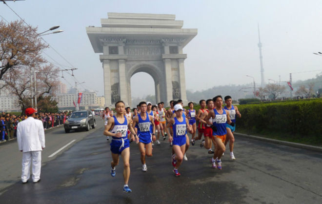 Maratón de Pyongyang- Corea del Norte - Locos por correr